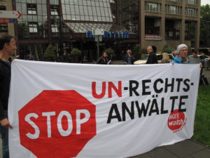 Protest gegen s+P in Köln Juni 16